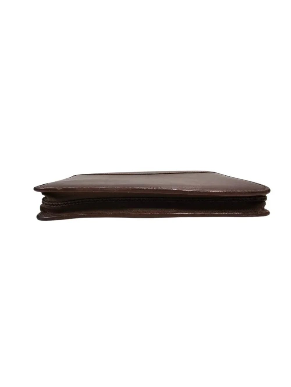 Day-Timer distressed leather zippered planner cover